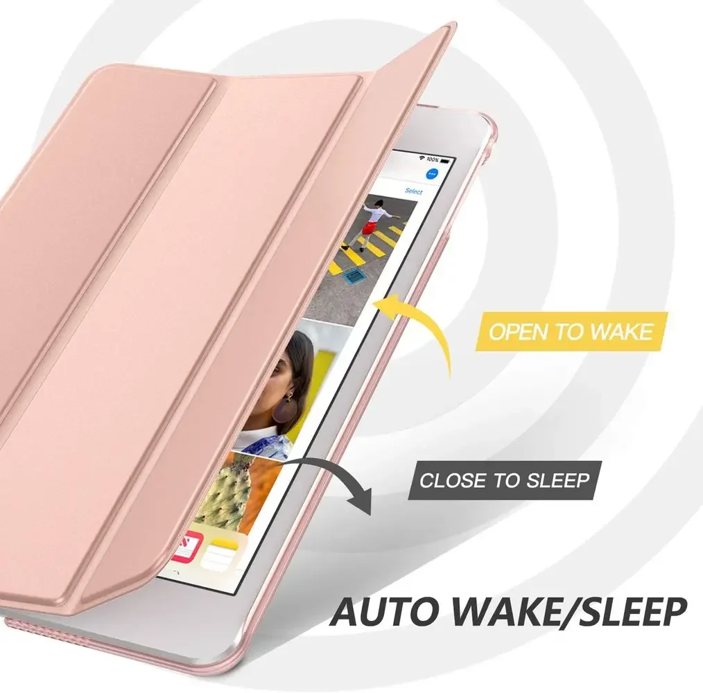 Estojo Magnético para Ipad Capa de Tablet Stand Case Auto Dormir A1474 A1566 A1823 A1893 A1954 Ipad Air Air 5th 6th 9.7 2023 2023 - Imagem 5