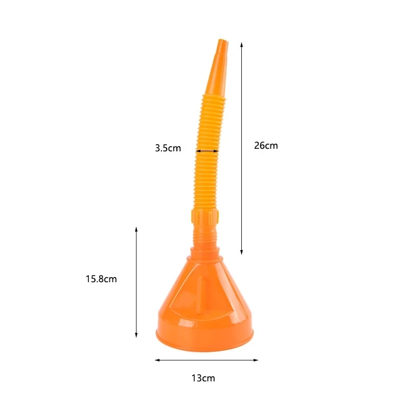Hot-Selling 13cm Oiler Filter Funnel Car Repair Tool Oil Filling Equipment Filter Flexible