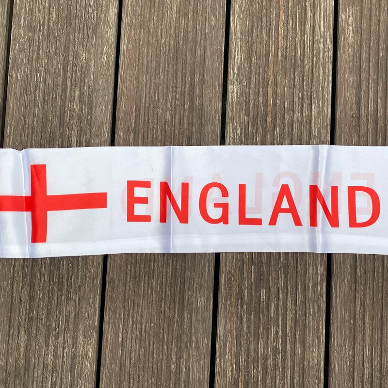 Sciarpa da tifoso della nazionale inglese, sciarpa da calcio per la