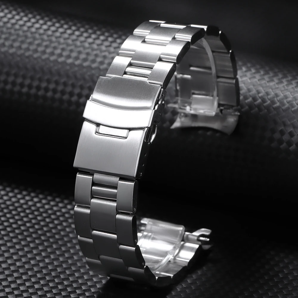 Premium Solid Stainless Steel Watch Strap