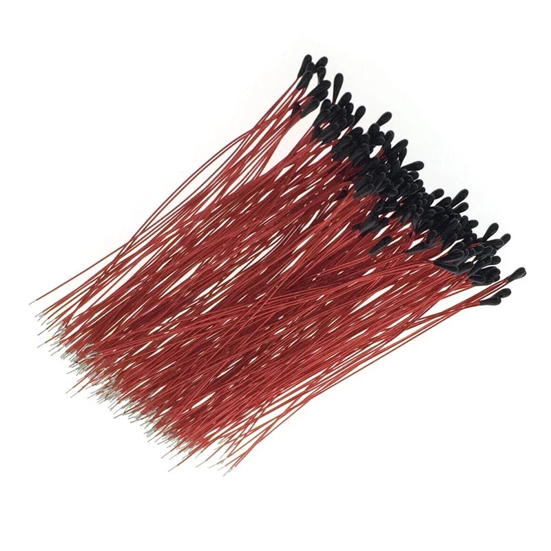 10pcs Temperature Sensor MF52B 10k 50k 100k B Valor 3950 Erro 1% Long= 50/60/80/100mm NTC Thermistor