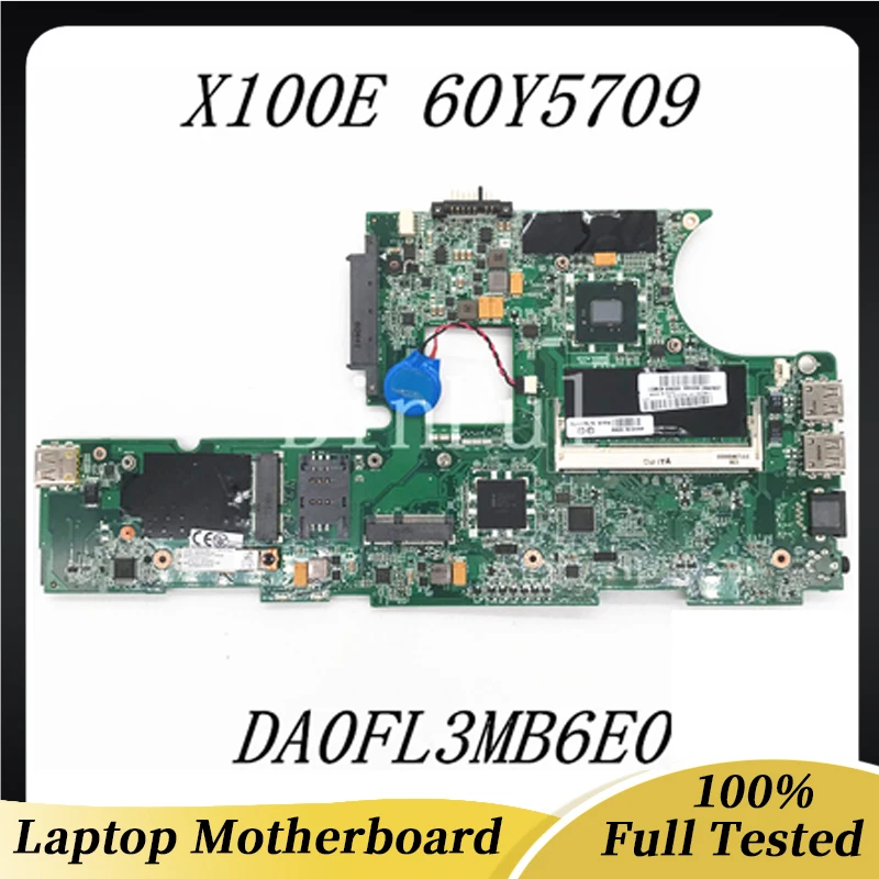 Mainboard para Lenovo Thinkpad X100e Portátil Placa-mãe Da0fl3mb6e0 Hm65 Slmbg N450 Cpu Ddr3 100 Completo Testado Alta Qualidade 60y5709