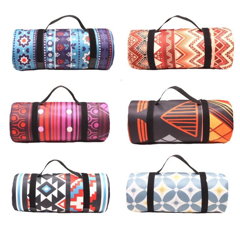 

Outdoor picnic mat Thickened 4mm waterproof folding beach mat Portable sleeping Yoga mat Camper camping equipment accessories