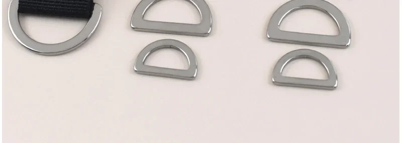5/10/20Pcs 15-38mm D Ring Stainless Steel Bag Buckle Webbing Strap Connector Hook Dog Collar Decor Loop DIY Hardware Accessories