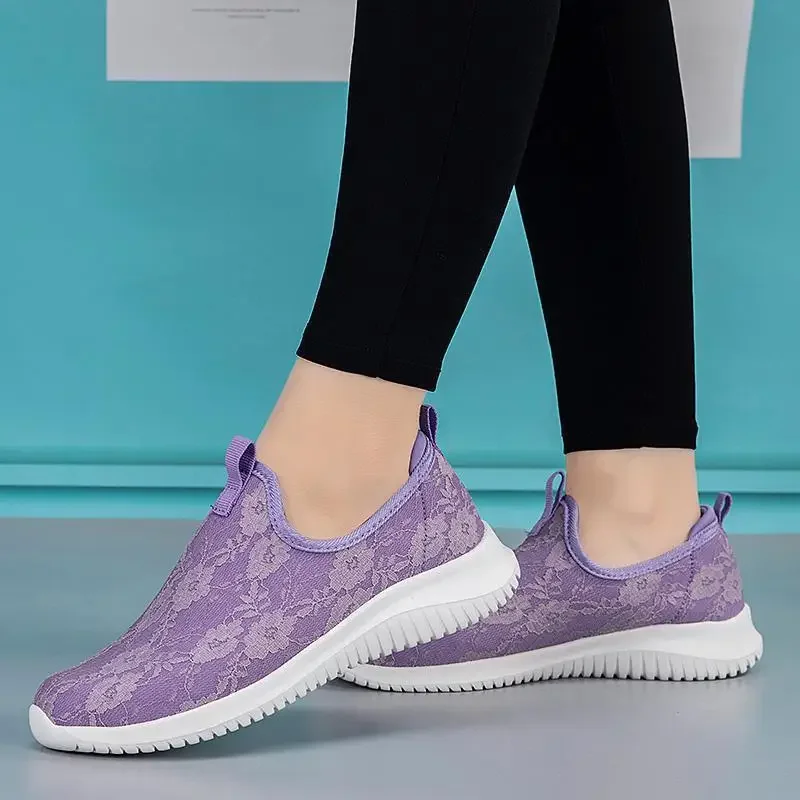 

Women's Shoes Sneaker Women's 2024 Summer New Mesh Shoes Women's Breathable Tenis Lightweight
