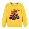 Autumn Kids Blaze And The Monster Machines Cartoon Funny Sweatshirts Children's Hoodies Baby Pullover Tops Girls Boys Clothes 6