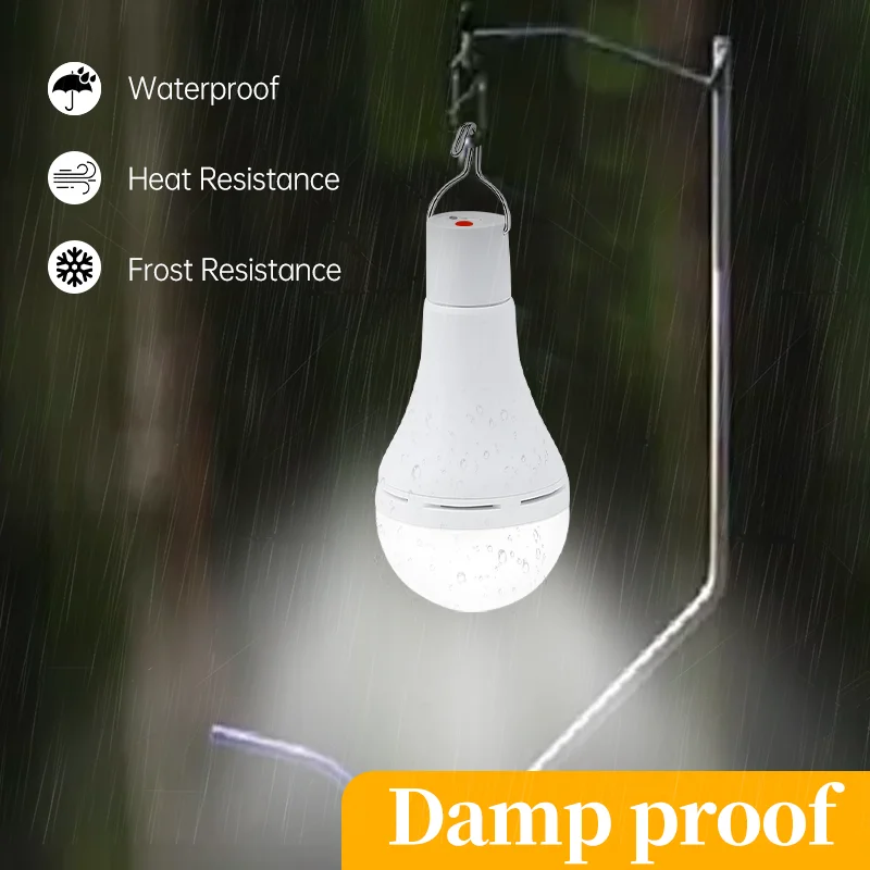 USB Rechargeable Solar LED Lamp 5