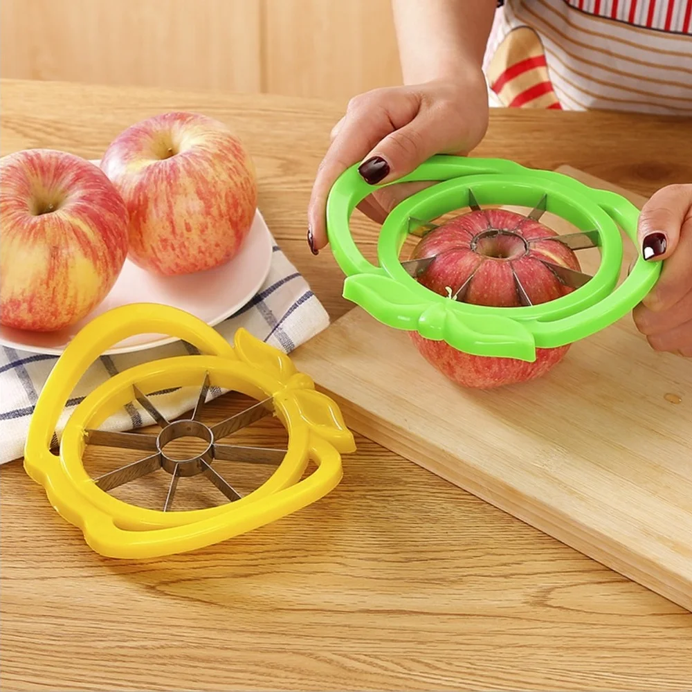 

Stainless Steel Apple Cutter Fruit Pear Divider Slicer Cutting Corer Cooking Vegetable Tools Kitchen Chopper Gadgets