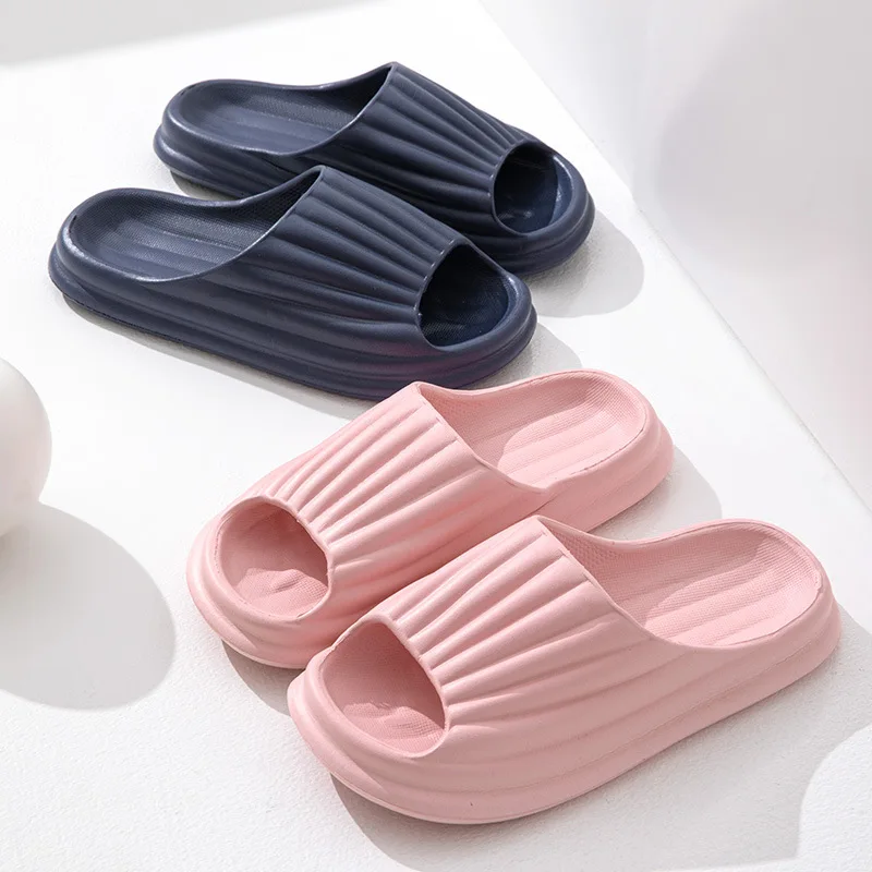 

Kidmi New Women Shoes Women Slippers House Bathroom Shoes For Women Casual EVA Soft Beach Slippers Waterproof Women Sandals 2024