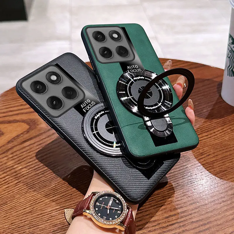 Fashionable Yangba Leather Porsche Skin-Friendly Anti-Fall Phone Case