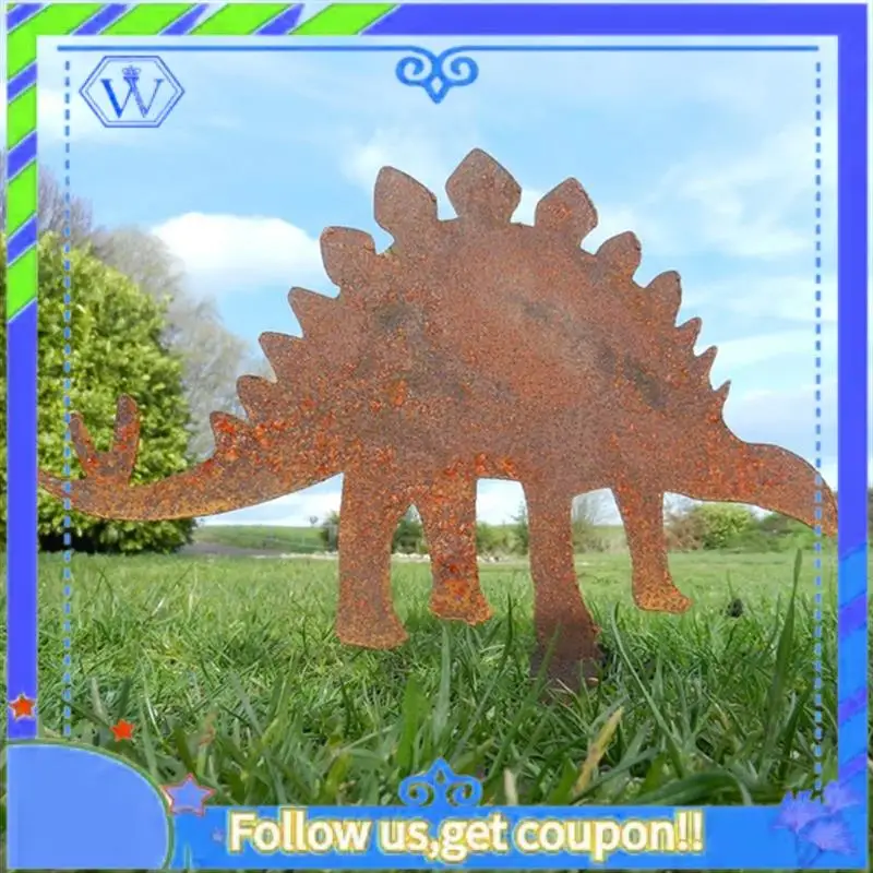 Easy To Use Metal Dinosaur Fence Post Topper,Dinosaurs