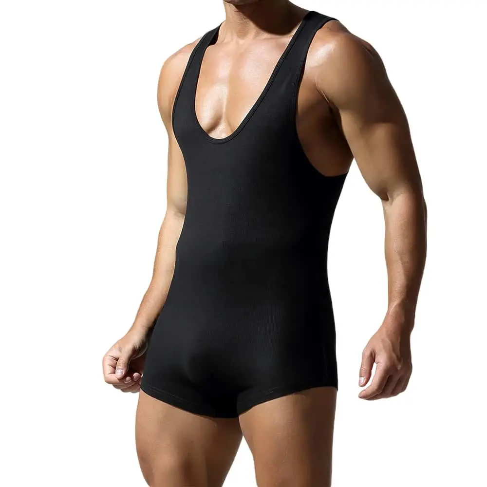 Men clothes Mens Bodysuit Undershirts Slim Shaper Onesie Vest Jumpsuits Undershirts Bodywear Sports Bodybuilding Singlets kostum