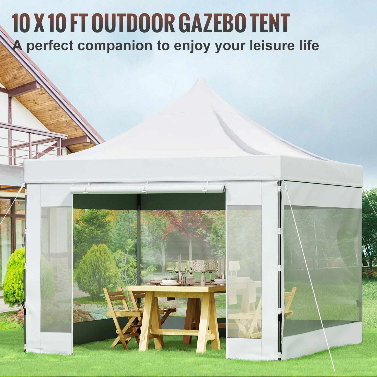 Waterproof Polyester Pop Up Canopy Tent for Outdoor Party