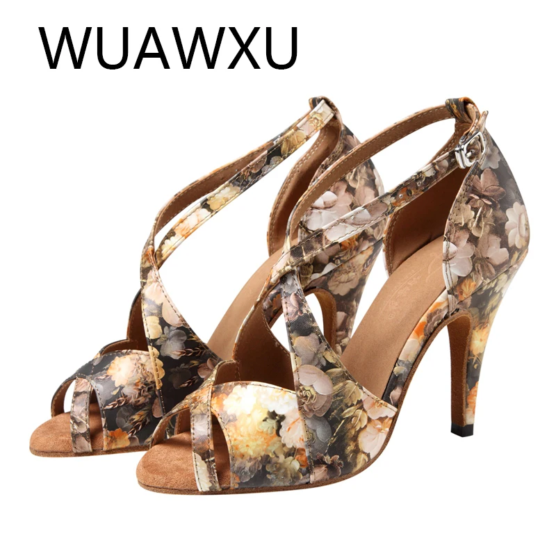 Latin dance shoes become sexy dance shoes National standard dance shoes Walking show dance shoes Women adult professional dance