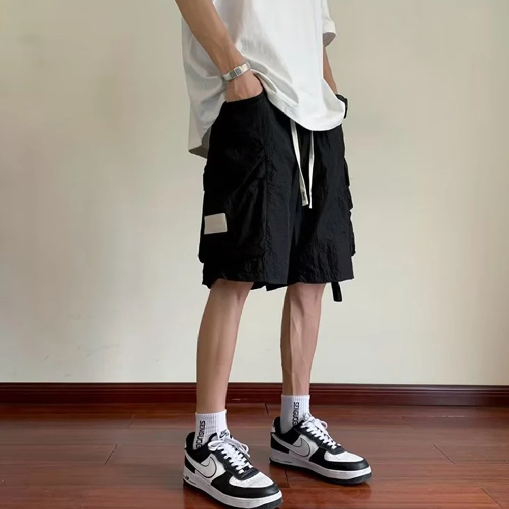 2024 Men's Cargo Shorts Multi Pocket Summer Hot Pants Casual Loose Work Shorts Tactical Joggers Trendy Sweatpants Summer Fashion