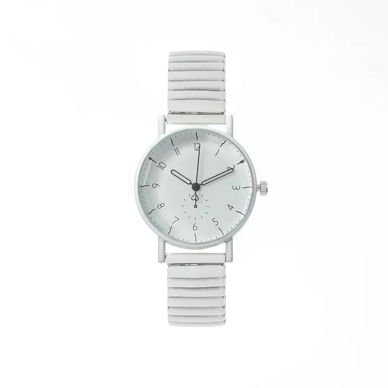Spring Elastic Strap Women's Watch Fashion Casual Quartz Student Digital Dial Versatile Wristwatch Dropshipping Reloj Mujer 6