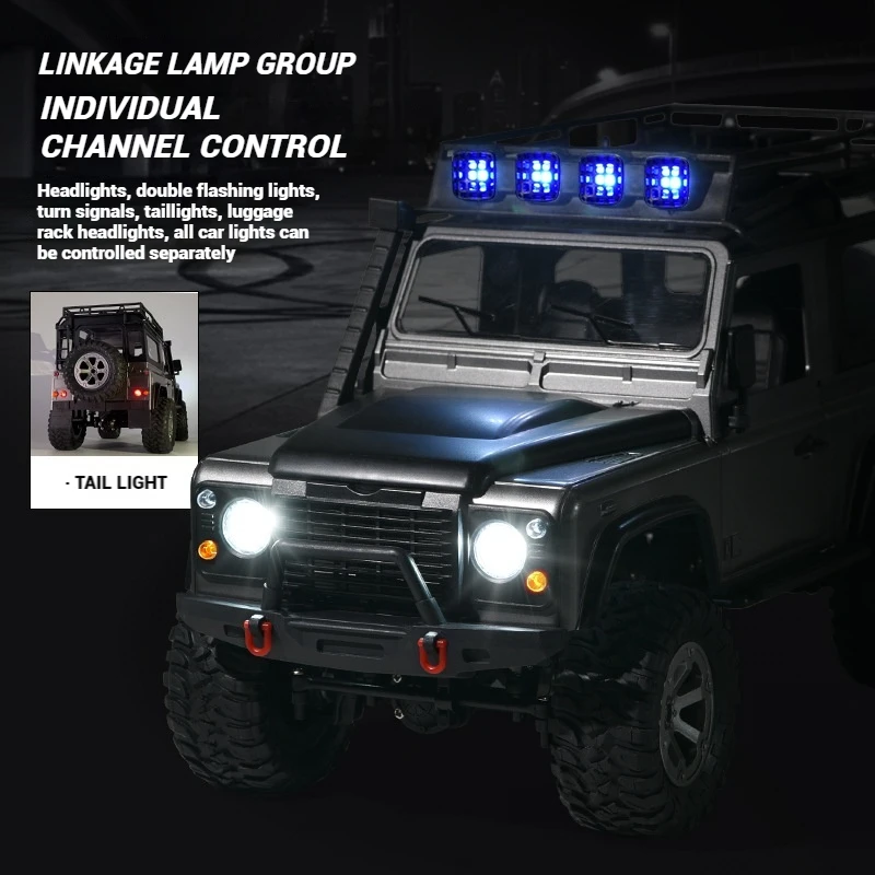 FY003-5 RC 4DW 1:12 simulation climbing car can be modified with controllable light group and remote control car model toy 3
