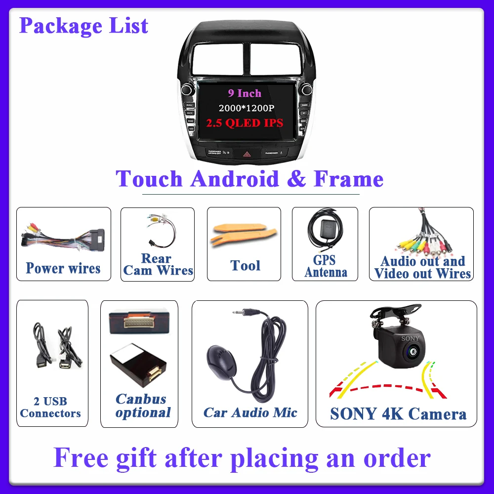 ̾ ASX 2010 2016 Ƽ̵ ī ÷̾, ׷ GPS,  CPU, ڵ , DVD ̼, ī÷, ȵ̵ 13