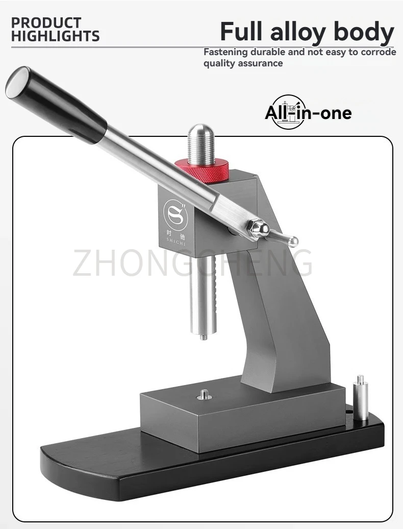 1PC Professional Pressure Gauge Bottom Cover Tool Watch Press Machine Watch Repa