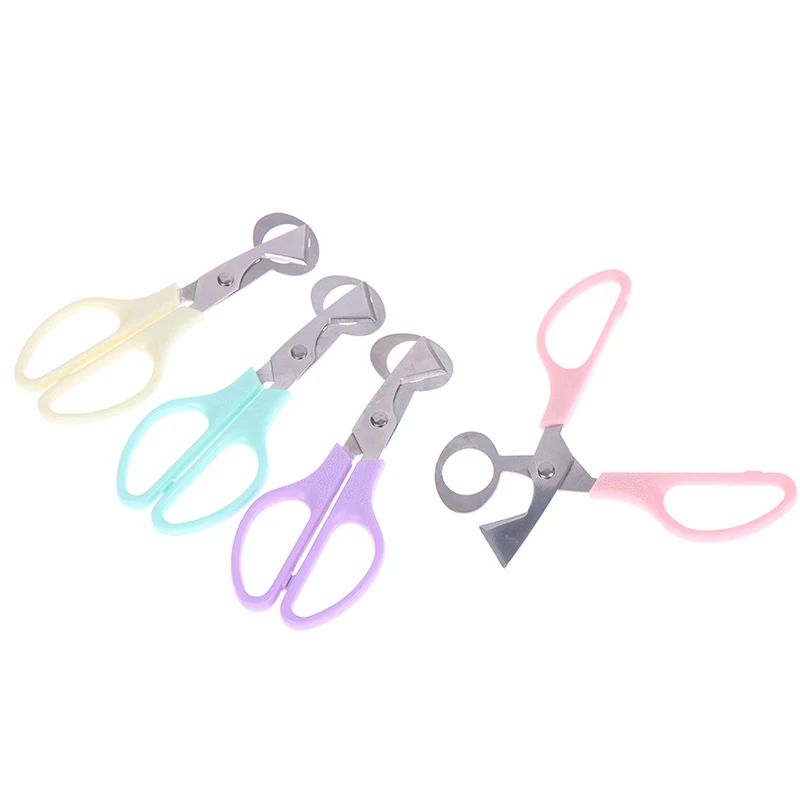 Egg Slicer Egg Shell Scissors Quail Egg Scissors Bird Egg Scissors Stainless Steel Cutters EggShell Cutters Opener Kitchen Hand Tools