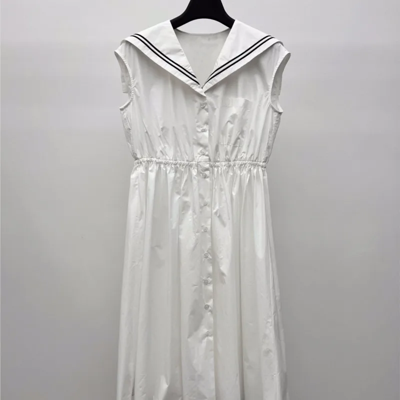 

Dress Button Design Fashionable Temperament Soft Comfortable Casual All-Matching 2023 spring women's new hot
