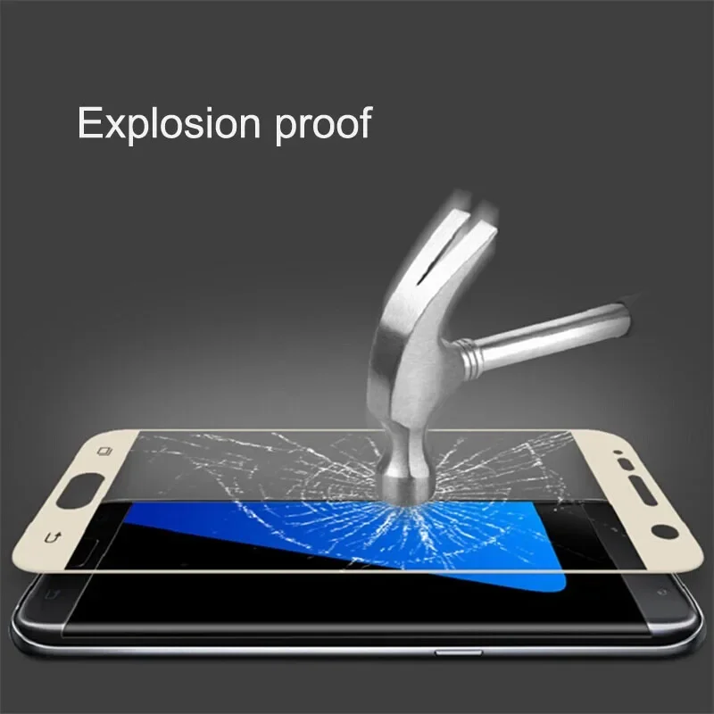 Pellicola salvaschermo per Samsung S6 S7 Pellicola in vetro temperato anti-frantumazione - Image 2