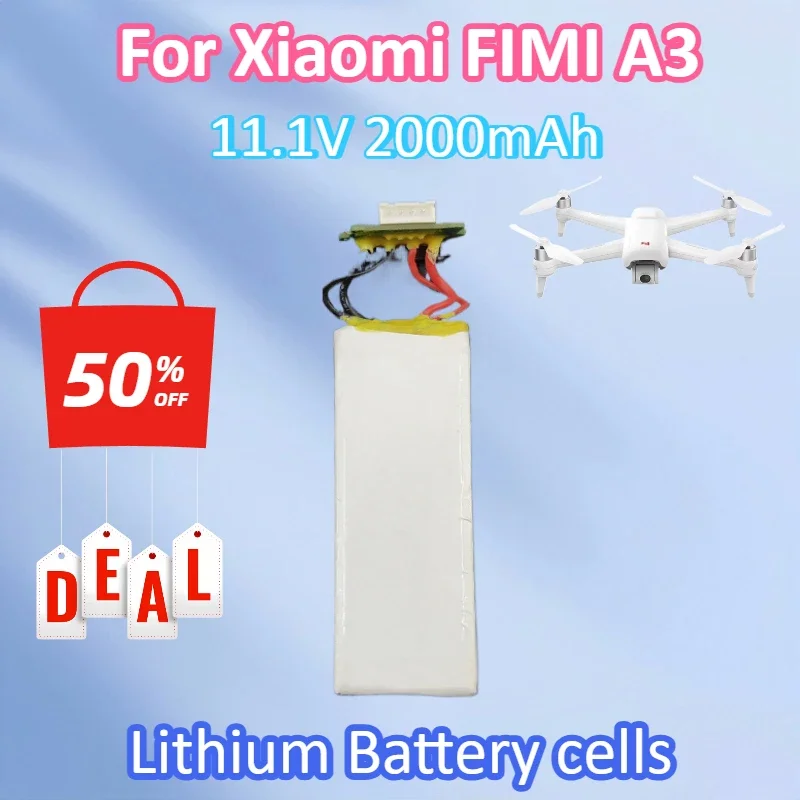 NEW 2000mAh Battery For Xiaomi FIMI A3 Lipo 3S Replacement