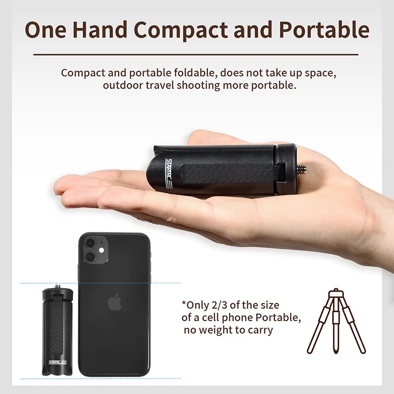 Treppiede universale per Insta360 X4/Action 5 pro/Pocket 3 Treppiede da tavolo Staffa portatile per Action 5 Accessori per fotocamera