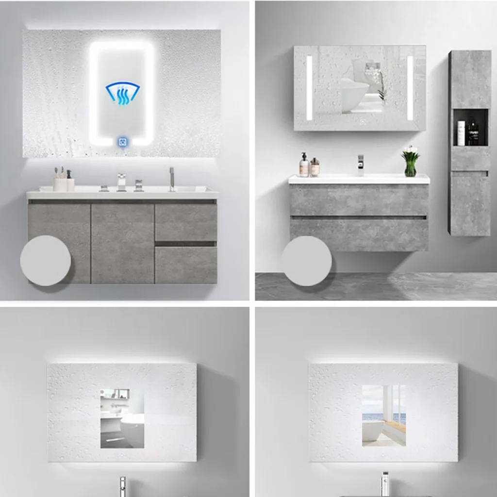 Bathroom Shower Mirror Protective Film Anti Fog Window Electronic Heating Film for Shower Room Mirror 2