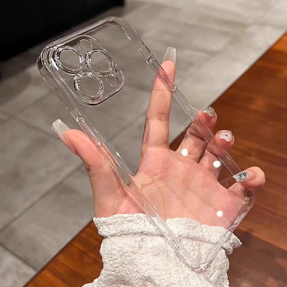 ตัวเลือกสินค้า เคสใสสำหรับ iPhone 18 17 16 15 14 11 12 13 Pro Max 7 8 16 Plus X XR XS Max Air SE 2020 2022 Iphone11 ฝาครอบกันกระแทก