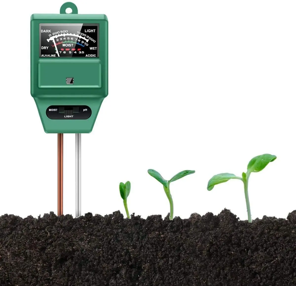 Soil Moisture Sensor 3 in 1 Soil Tester Acidity Humidity Detector
