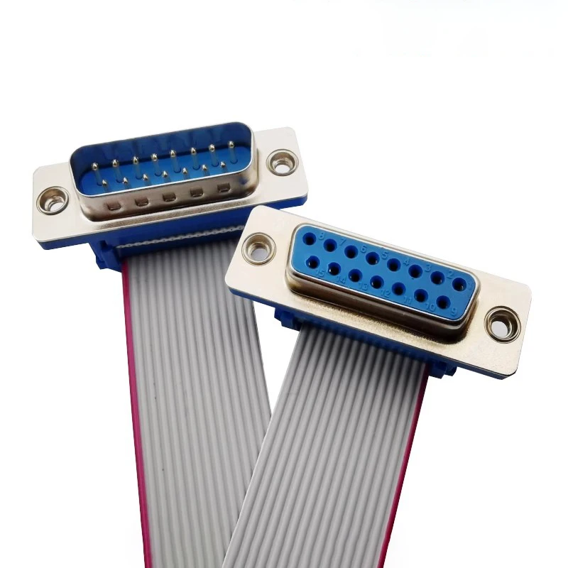 D-Sub 직렬 포트 커넥터 어댑터 연장 케이블, DB15 수-암, 수-수, 암-암 케이블, 30cm, 50cm, 1m, 3m