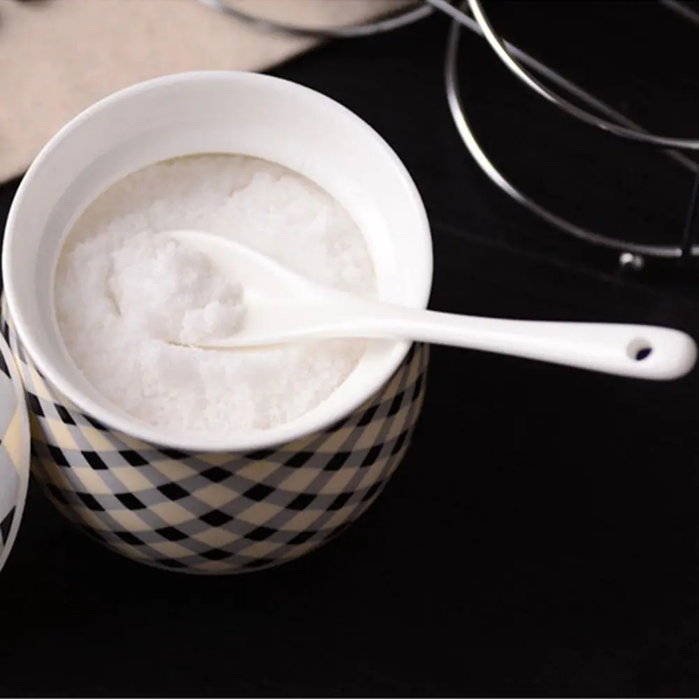 Flatware Ice Cream Kitchen Tea Dessert Procelain Bone Ceramic Coffee Spoon 1/3PCS Pure White tea spoon