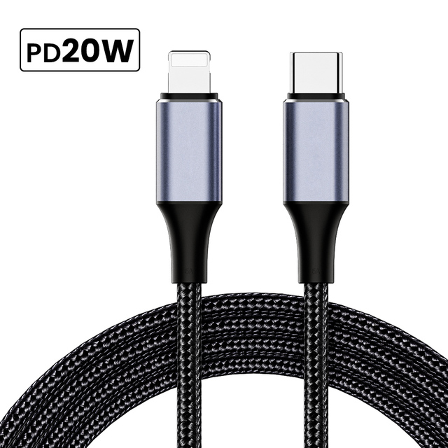 20W Type C To Lightning Quick Charge Charger Cable For iPhone 13 12 11 Pro Max XS XR 0.5/1/2M Fast Charging USB C Data Cable