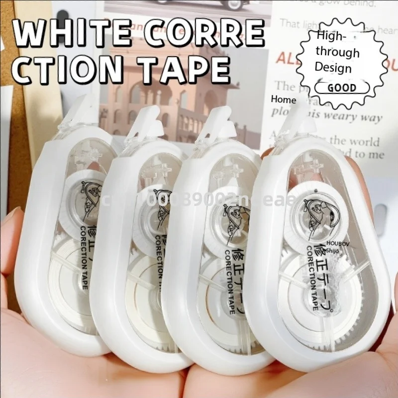 5 Pieces/Set White Out Correction Tape Multiple Color Student Kawaii Error Correction Erasers Student School Stationery Supplies 1