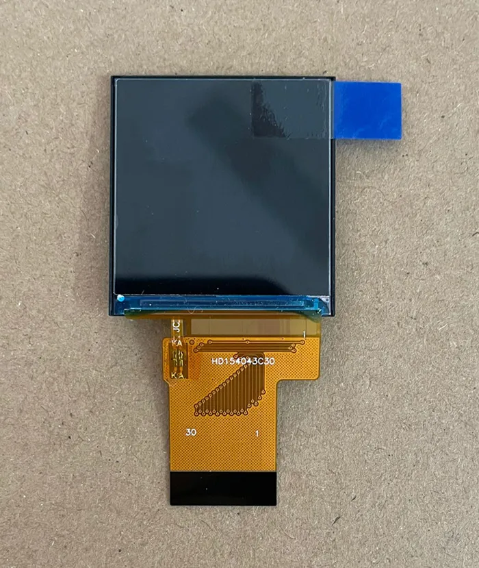 IPS 1.54 inch 262K Color 30PIN TFT LCD Display Screen ST7796S Controller 320(RGB)*320 SPI/MCU Interface