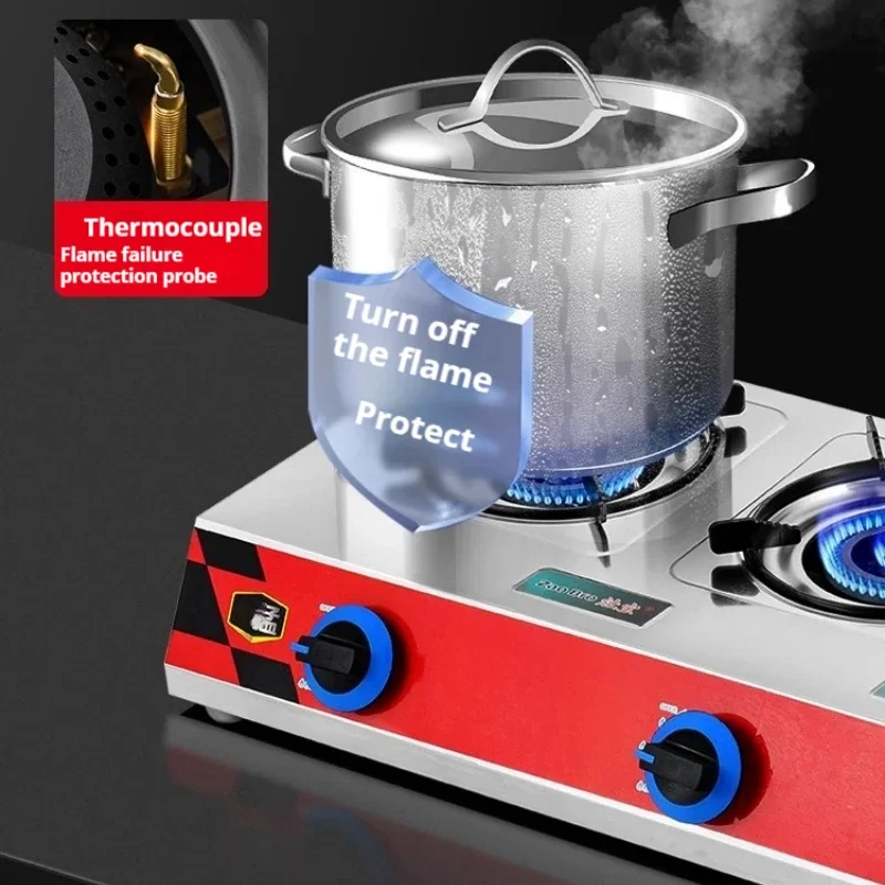 Kitchen Multi Burners Desktop Gas Stove Estufa De Gas 4 Quemadores Herd K&uuml;che Cooktop