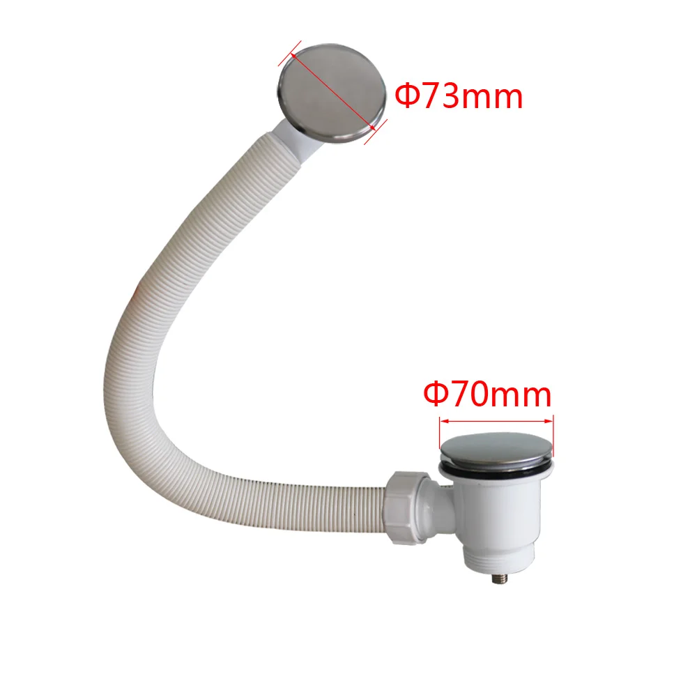 Talea Bathtub Drainpipe,Pop Up Waste Connection,Bath Waste and Overflow Kit,XJ392C002