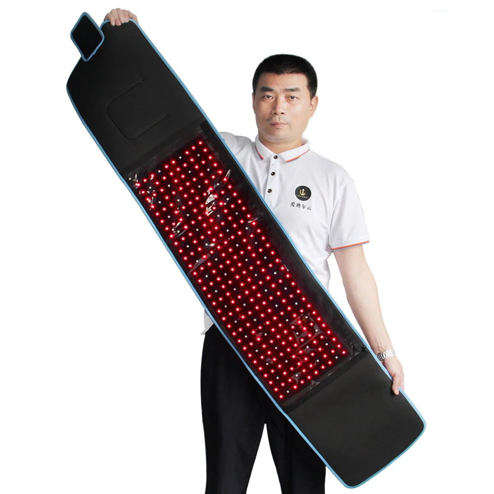 Biggest Red Light Therapy Belt  Led Fat Wrap 660nm 850nm Near Infrared Red Light Therapy Device Fat Burning Heat Pad Full Body