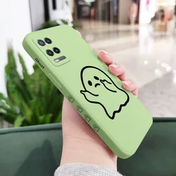 Ghost Finger Protective Phone Case - Sleek and Durable Cover for A95 (Light Green)