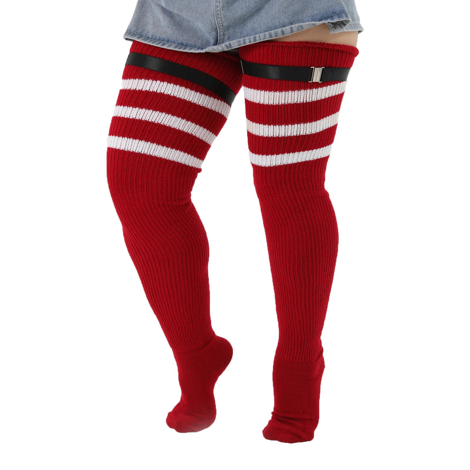 Drop Ship Plus Size Womens Thigh High Socks for Thick Thighs