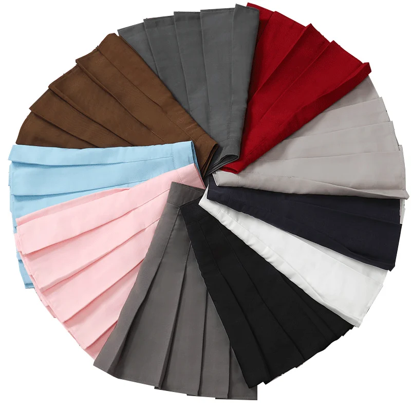 Skirt Black Women's High Waist Summer Clothes Vintage Korean Harajuku Red A Line Mini Eam School Pleated Short Skirts For Women 5