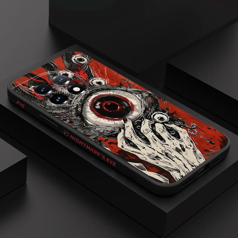 Devil Eye Liquid Silicone Phone Case