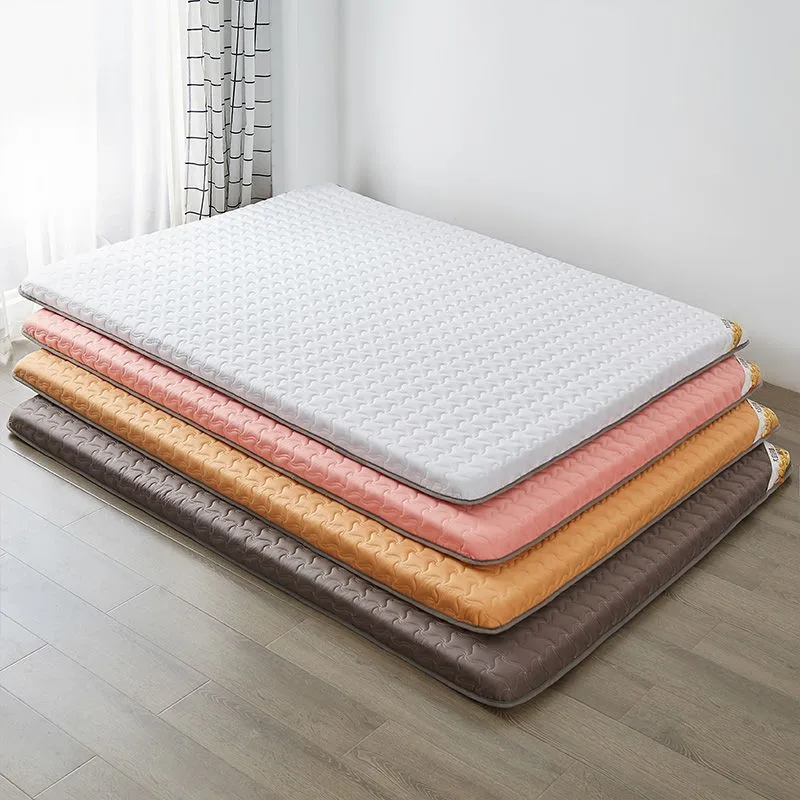 Comfortable Washable Cotton Mattresses Toppers Polyester Fibre Antibacterial Cushion Folding Bed Colchones 5CM Soft Mats
