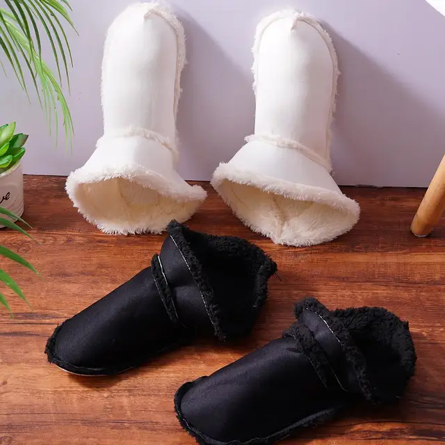 Shoes Fleece-Lined Liner Winter Warm Shoe Cover: Keep Your Feet Cozy in the Cold