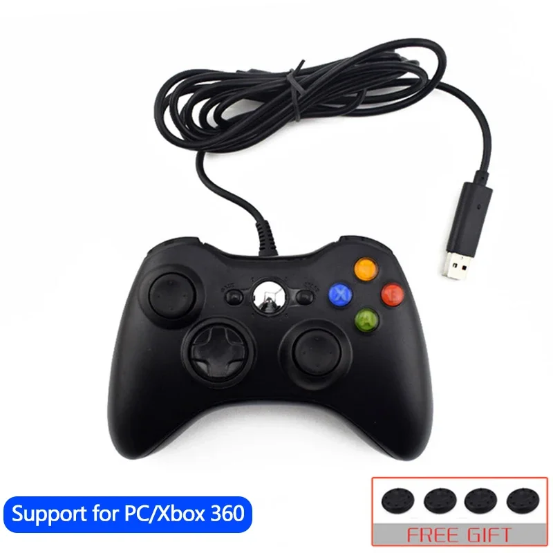 Проводной USB джойстик DATA FROG, тонкий контроллер для Xbox 360, ПК, Steam-игр, совместим с Windows 7/8/10