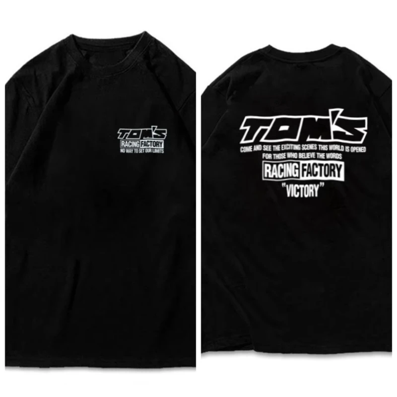 2026 Sommer JDM Racing Culture Kurzarm TRD Event Department Atmungsaktives Modisches Lässiges Hochwertiges Rundhals-T-Shirt mit Aufdruck