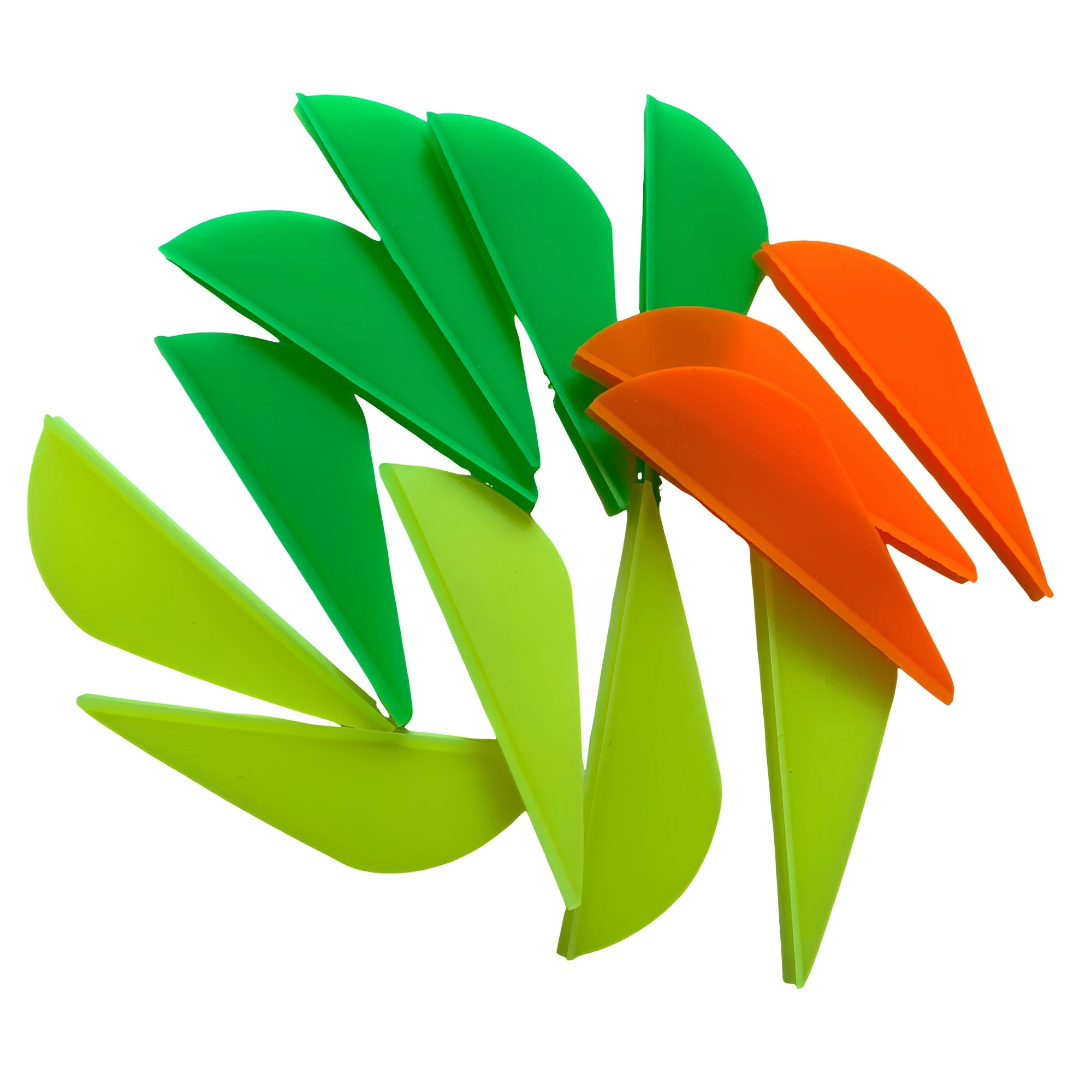 36 pcs 2\'\' Arrow Feather Vanes Plastic Vane Feather For Carbon Arrows  Hunting Arrow Accessories Archery