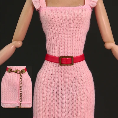 RUHERW 2026 Spring New High Quality Doll Belt Fashion Leather Waistband for 11.5-inch Female Doll 1/6 Doll Accessories