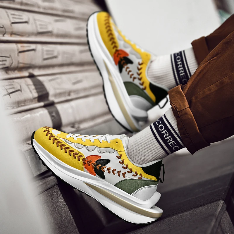 Stretch Tick Running Sneakers – SpringLime